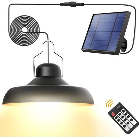 Solar Chandelier, Outdoor Garden Solar Chandelier with Remote Control, Outdoor Solar Chandelier with Motion Sensor, IP65 Waterproof Solar Chandelier (1/4)