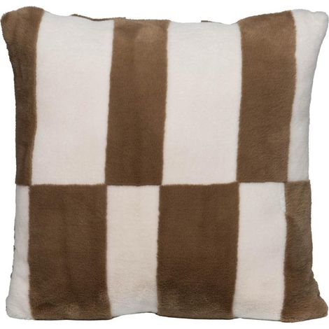 Amadeus - Coussin Luxana 50x50 cm taupe (lot de 2) (1/2)
