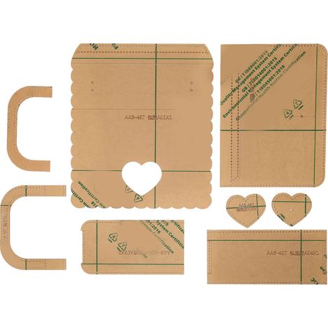 präzise Acryl-Schneideschablonen für Handtaschen, professionelle transparente Schablonen für Leder und DIY-Projekte (1/5)