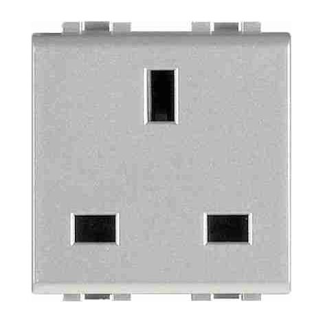 Prise modulaire BTINT4150 2P+T 13A 250 Vca, norme britannique