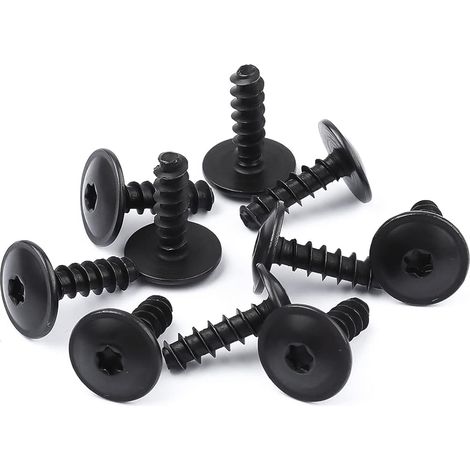 10 Pièces Clips de Fixation pour Voiture, Clips Garde Boue Voiture Clips de Fixation Metal Fixations de Bouclier de Pare-Chocs Clips de Fixation de Vis Compatible avec Volkswagen Audi (1/5)
