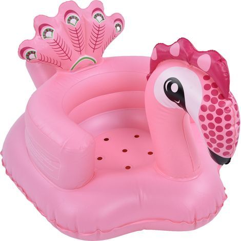 Canapé Gonflable Enfant Paon - Tabouret de Bain Bébé Multifonctionnel Apprentissage (1/5)