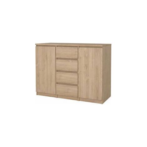 KIT MADIA 2ANTE+4CASS NAIA 121X50X91CM ROVERE