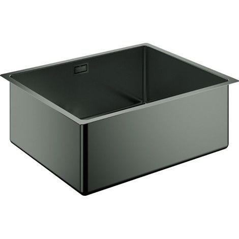 Fregadero empotrado de acero inoxidable K700 31574 1 lavabo 538x438mm grafito duro cepillado