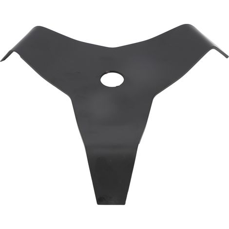 Lames de coupe-broussailles noires 3 dents acier carbone robustes pour tondeuse débroussailleuse jardin pelouse haies (1/5)