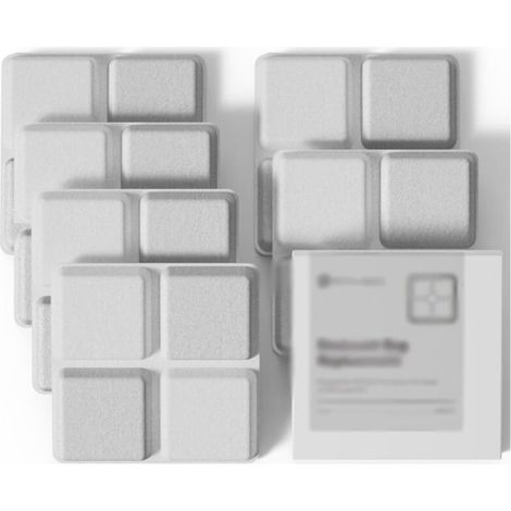 Sachets Déshydratants - 8 cm x 8 cm x 1 cm - Pour Distributeur Croquettes Automatique - 6 Pièces (1/4)
