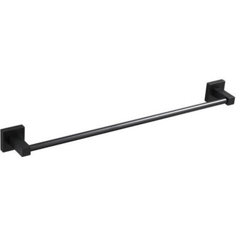Porte Serviette de Salle de Bain/Accessoires de Cuisine Porte-Serviettes Cintre en espace aluminium 40 cm Noir Peinture (1/5)
