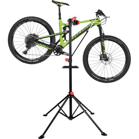 Cavalletto per riparazione biciclette regolabile e girevole, 188 cm (1/5)