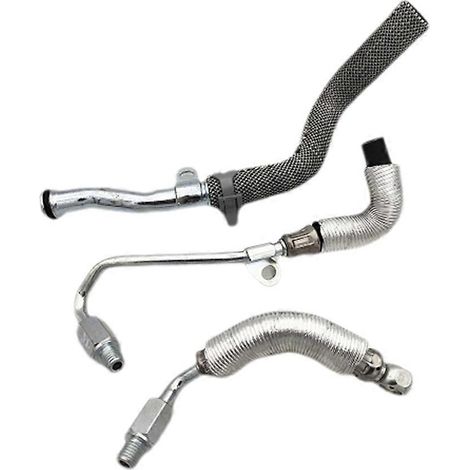 Kit de tuyau de retour de liquide de refroidissement turbo en 3 parties et tuyau de refroidissement d'huile 55568031 55567067 55583808 (1/5)