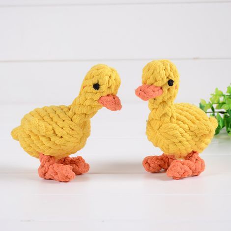 Woven cotton rope dog bite toy, durable, 2 pieces (1/5)