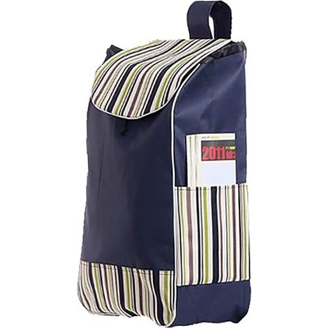 Foldable Portable Shopping Bag - 40L Oxford Canvas Waterproof Replacement Shopping Bag - Reusable Shopping Trolley Bag - 322056cm (Blue) (1/5)