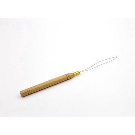 Crochet pour extensions Micro Ring - Loop Puller - Aiguille - 1 pièce - Accessoire de coiffure (1/3)
