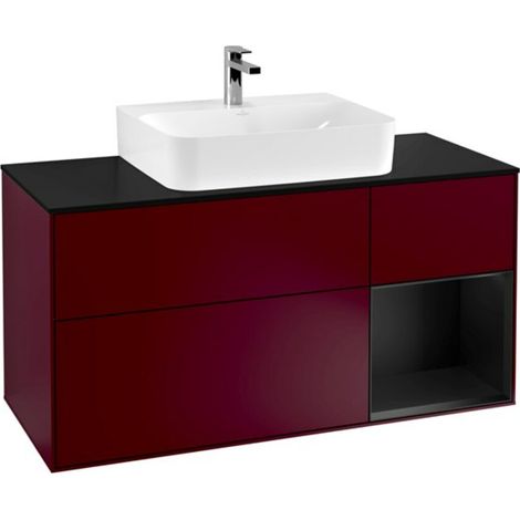 V&B Waschtischunterschrank Finion 120cm, Pl bla m, Reg re bla m Lac, Peo m (1/2)