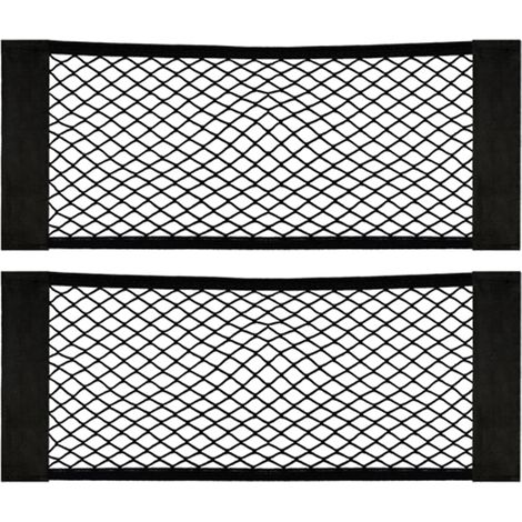 1 Filet de Rangement, Nylon Durable, 60x25cm, Installation Facile, pour Voiture, Camion, SUV