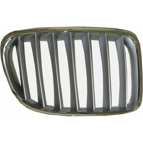 Grille de calandre avant droit contour chromé/lames argent BMW X1 E84 2009-2015
