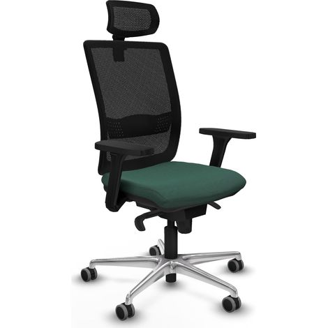 Chaise piqueras y crespo Haches noir bras ajustables appui tête (1/2)