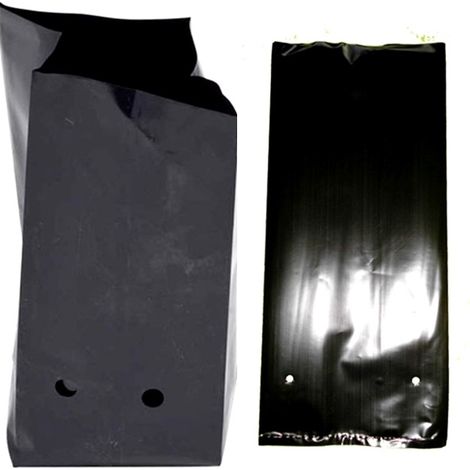 10 Unidades Bolsa Maceta de Cultivo. Medida 25 X 15 Cm