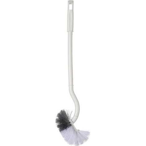 Brosse de toilette, manche long, pour toilettes en plastique, robuste (1/5)