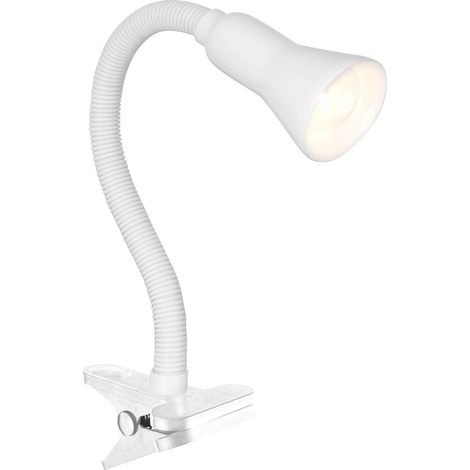 Lampada Contemporanea Desk Partners Acciaio Bianco Policarbonato 1 Luce E14 (1/5)