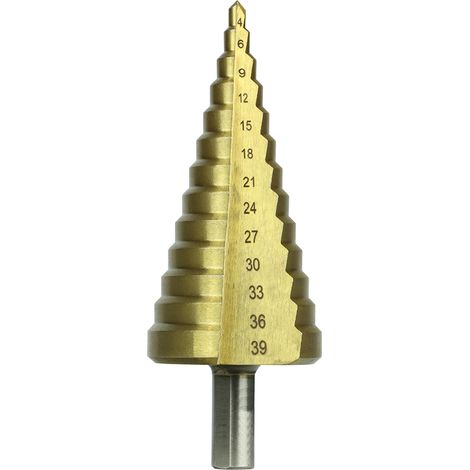 TIMCO Step Drill M2 HSS TiN - 4-39mm