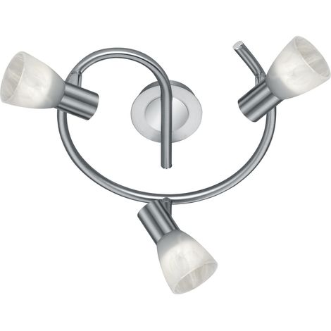 Faretto da Interno a LED in Metallo Nickel Opaco