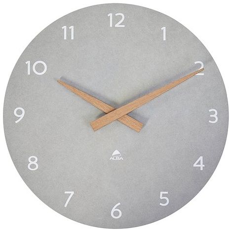 Horloge murale Scandy Ø 30 cm - À quartz - gris (1/4)