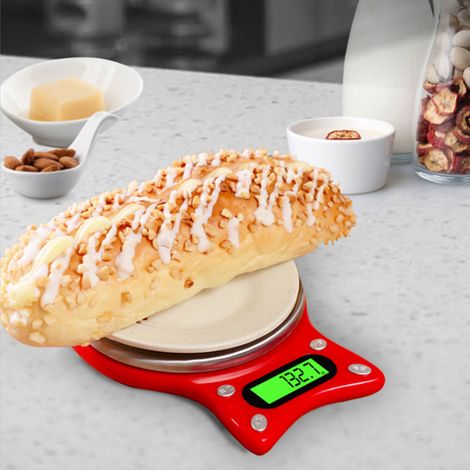 Mini balance de cuisine numérique multifonction avec écran LCD rétroéclairé (1/4)