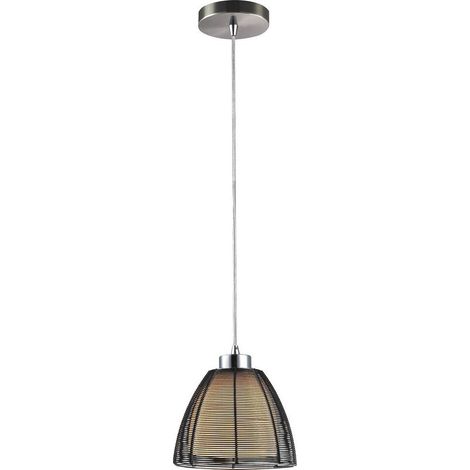 Hängeleuchte E27 Chrom Metall Modern Hängelampe