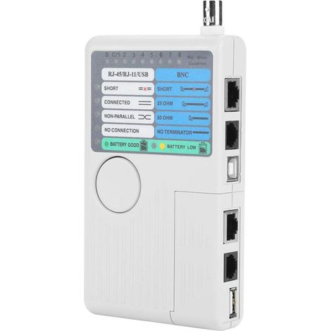 4 en 1 portable RJ11 RJ45 USB BNC LAN testeur de câble réseau outil de mise en réseau à distance pour traqueur de câbles UTP STP,testeur de câble réseau (1/5)