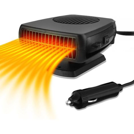 CSPARKV Chauffage De Voiture 12V: Radiateur Soufflant Voiture Portable 12 Volt Chauffage De Ventilateur Voiture avec Allume-Cigare Chauffage De Pare-Brise pour Voiture, Caravane, Camion, Bateau (1/4)
