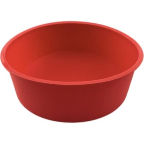 Desserts et spécialitésMoule à gâteau rond en silicone de 10/15/20 cm, moule de cuisson antiadhésif, plaque de cuisson rouge de 15 cm (1/5)