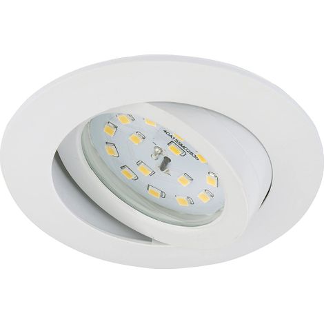 PRISMA FARETTO LED DA INCASSO ORIENTABILE 1X5W 400LM IP23 ROTONDO BIANCO