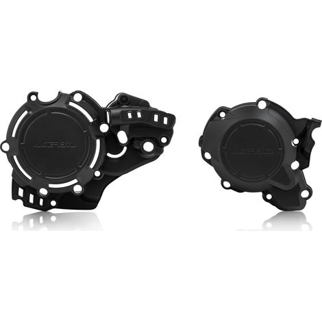 Protectores de motor Acerbis (tapa del embrague y del alternador / protector de la tapa) X-power KTM SX 250 '19-'22, EXC 250 / 300 '20-'23, Husqvarna TE 250 / 300 '20-'23, TC 250 '19-'22 negro