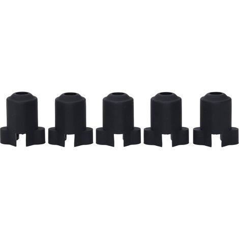 Chaussettes en Silicone pour imprimante 3D Hotend, 5 pièces, noires, résistantes aux hautes températures, isolation thermique, couverture de bloc chauffant Anti-brûlure (1/5)