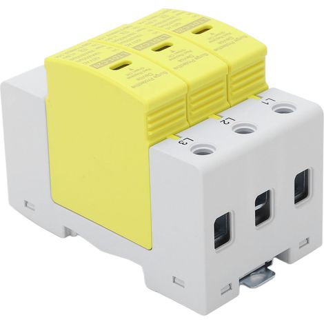 AC 3P 10-20kA 420V Überspannungsschutz, flammhemmendes PC-Gehäuse, schnell reagierendes Überspannungsschutzgerät, 3P Überspannungsschutz, 420V, 10-20kA, zuverlässiger Schutz. (1/5)