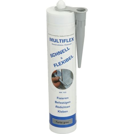 Colle de construction Multiflex WK 122 cartouche 290 ml - gris