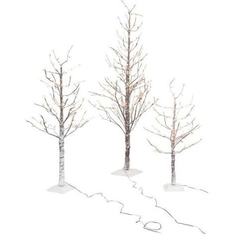ALBERO TRONCO E RAMI INNEVATI CON LUCI LED h. 120 cm - 114 luci led - (1/5)