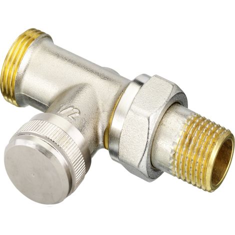 Danfoss Rücklaufverschraubung RLV 15 G 3/4" AG, Durchgangsausführung vernickelt (1/4)