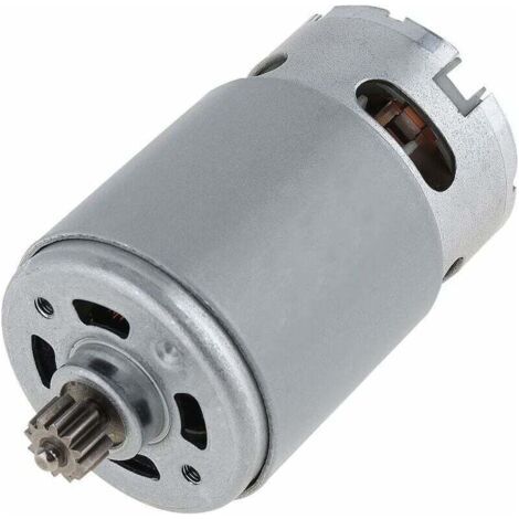 Moteur à courant continu RS550 12V 23000 tr/min – Couple élevé – 12 dents – Pour perceuses et tournevis électriques – Installation facile