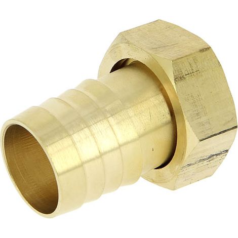 Somatherm – Embout laiton cannelé Ø26 Femelle 1' – Raccord pour tuyau polyéthylène – Filetage 1' (26x34) – A.C.S. conforme