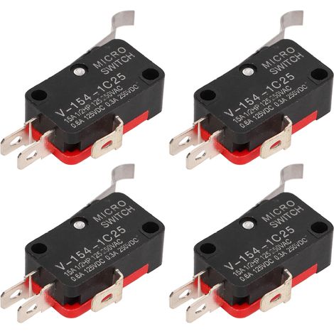 4 pièces Boîtier de pédale à 3 broches Micro-interrupteur 1014807 Universel pour Club Car DS Precedent (1/5)