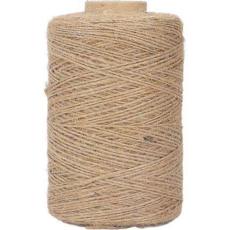 Juteschnur, 300 m lang, 1 mm Durchmesser, 1-strängig, Juteseil, DIY-Bastelzubehör, Heimdekoration