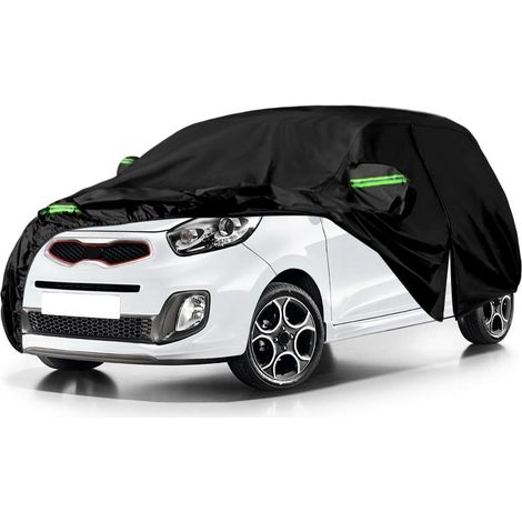 Autoabdeckung Wasserdicht für Kia Picanto 2003-2024, atmungsaktiv, mit Reflektorstreifen (1/5)
