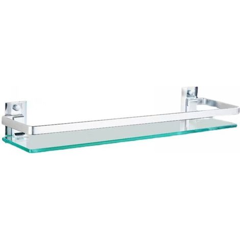 Étagère de douche murale, étagère de rangement pour salle de bain, deux méthodes d'installation pour créer un espace de salle de bain propre et organisé (30 cm)