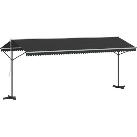 Maison Exclusive - Auvent sur pied 600 x 300 cm Anthracite (1/5)