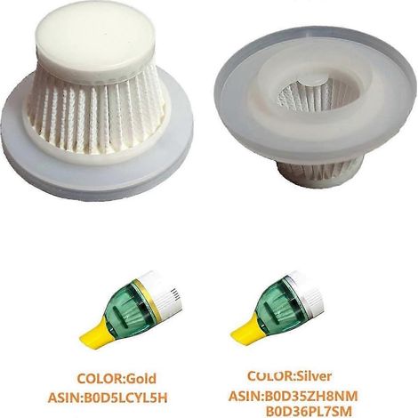 Filtros HEPA de repuesto para aspiradora Duck. Filtros lavables para aspiradora inalámbrica compacta Duck. (1/4)
