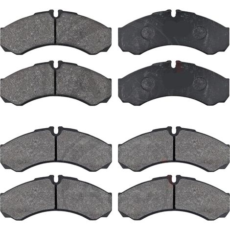 KIT PASTIGLIE FRENO ANTERIORI E POSTERIORI compatibile con IVECO DAILY III AUTOBUS / PASTIGLIE FRENANTI AUTO OEM 37299,37113 37298 / SOSTITUZIONE DIRETTA / BASSA POLVERE / SILENZIOSO (1/4)
