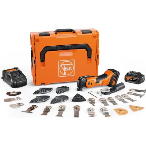 Batteria ricaricabile Fein MULTIMASTER AMM 700 Max Top 4,0 Ah AS 2x4,0 Ah + accessori in L-BOXX (1/5)