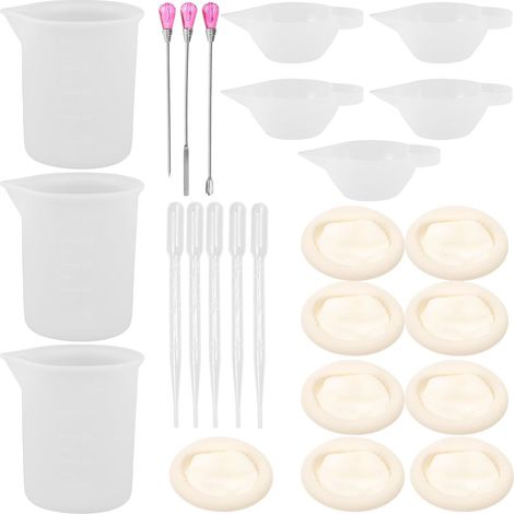 de mélange de résine époxy 26 pièces en plastique mini