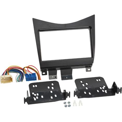 Facade autoradio 2DIN compatible avec Honda Accord 03-07 Black